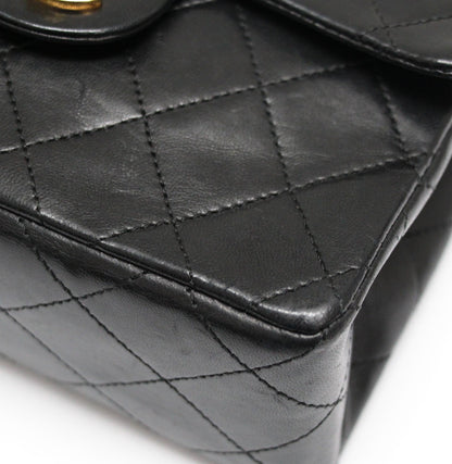CHANEL Mini Matelasse 17 Lambskin Bag Black Size ONE SIZE