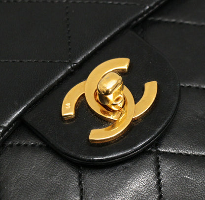 CHANEL Mini Matelasse 17 Lambskin Bag Black Size ONE SIZE