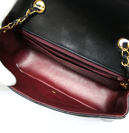 CHANEL Diana 22 Matelasse Lambskin Bag Black Size ONE SIZE
