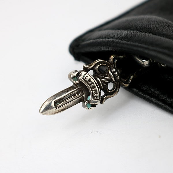 CHROME HEARTS Zipper Change Purse Coin Case Size ONE SIZE