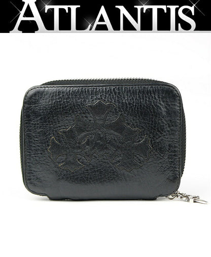 CHROME HEARTS Baby Bank Robber 3 Wallet Black Size ONE SIZE