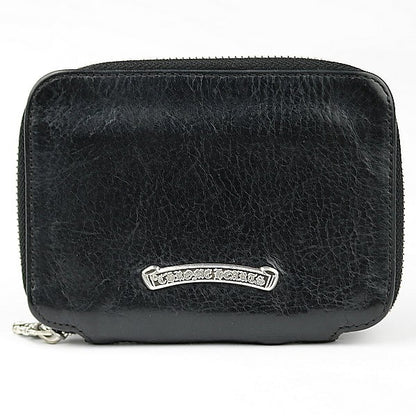 CHROME HEARTS Baby Bank Robber 3 Wallet Black Size ONE SIZE