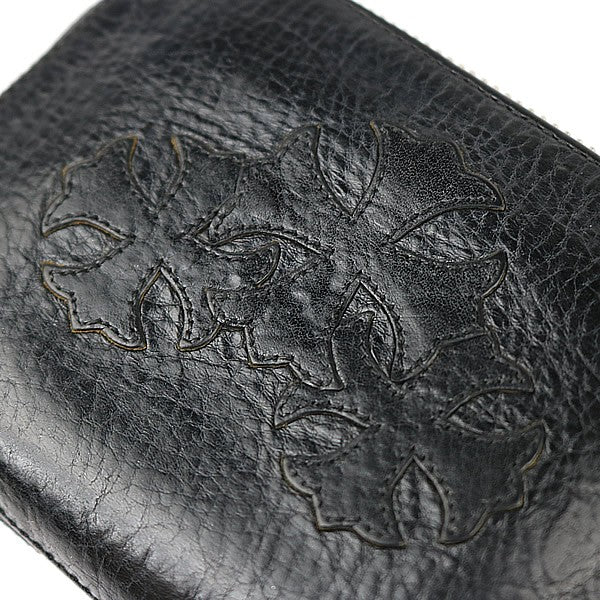 CHROME HEARTS Baby Bank Robber 3 Wallet Black Size ONE SIZE