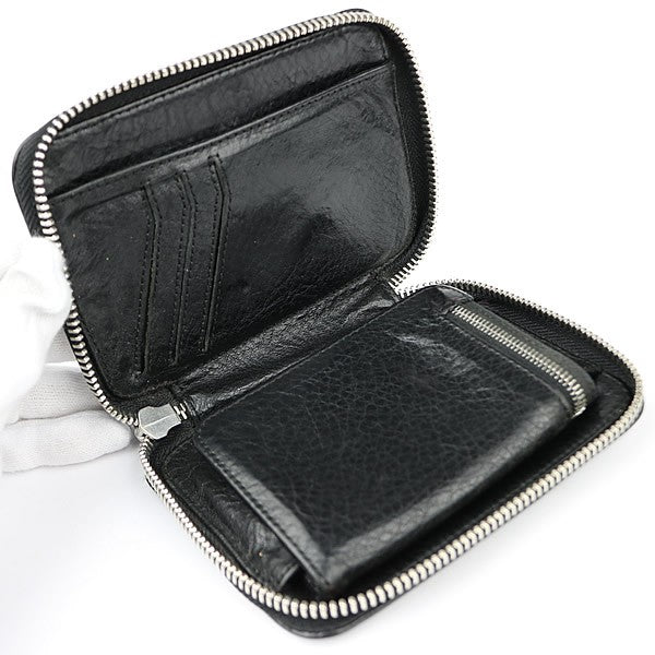 CHROME HEARTS Baby Bank Robber 3 Wallet Black Size ONE SIZE