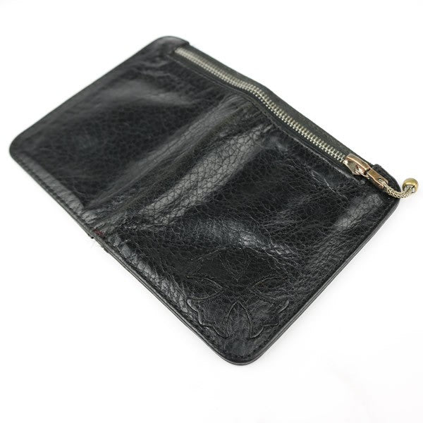 CHROME HEARTS Baby Bank Robber 3 Wallet Black Size ONE SIZE