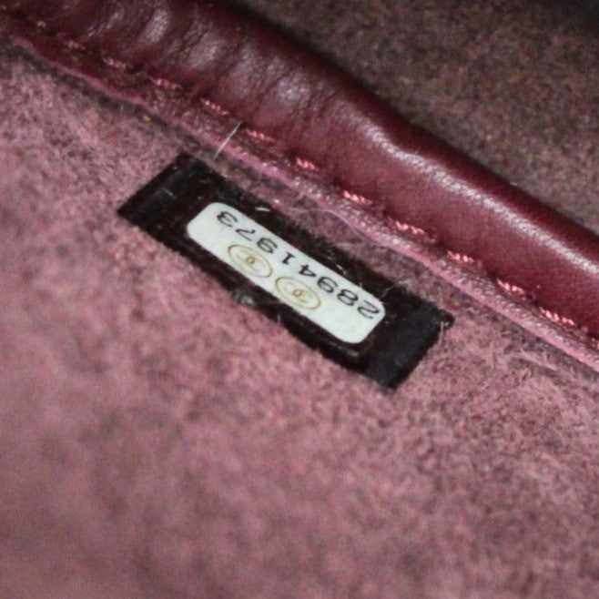 CHANEL Matelasse Leather Chain Bag Black Size ONE SIZE