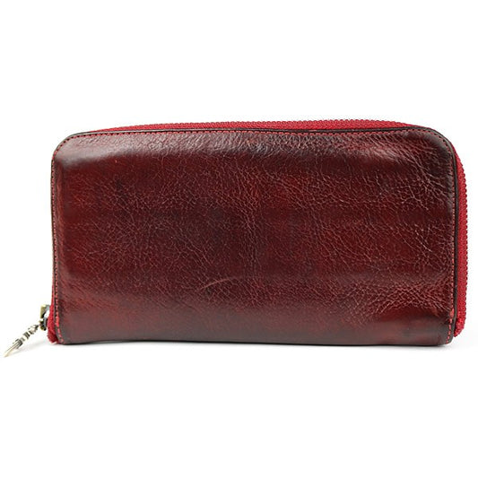 CHROME HEARTS Custom REC F ZIP #2 3 Wallet Red Size ONE SIZE