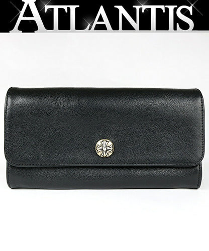 CHROME HEARTS JUDY Leather Long Wallet Black Size ONE SIZE