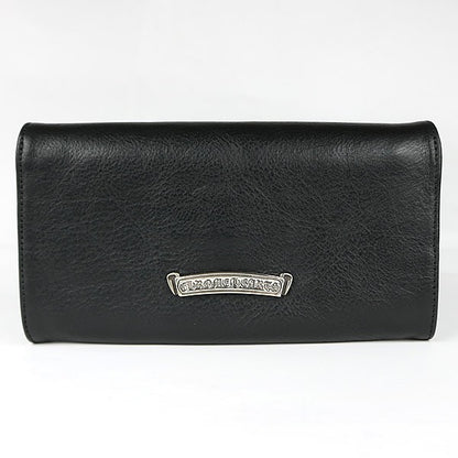 CHROME HEARTS JUDY Leather Long Wallet Black Size ONE SIZE