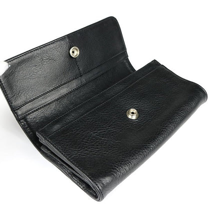 CHROME HEARTS JUDY Leather Long Wallet Black Size ONE SIZE