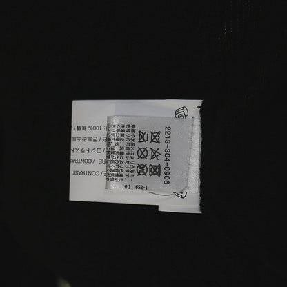 CHROME HEARTS Cross Patch Double Zip Vest Black Size M