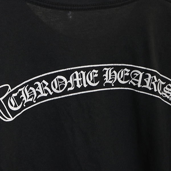 CHROME HEARTS Scroll Label Pocket Logo Print T-Shirt Size L Size