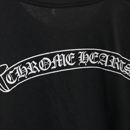 CHROME HEARTS Scroll Label Pocket Logo Print T-Shirt Size L Size