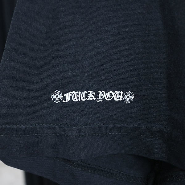 CHROME HEARTS Scroll Label Pocket Logo Print T-Shirt Size L Size