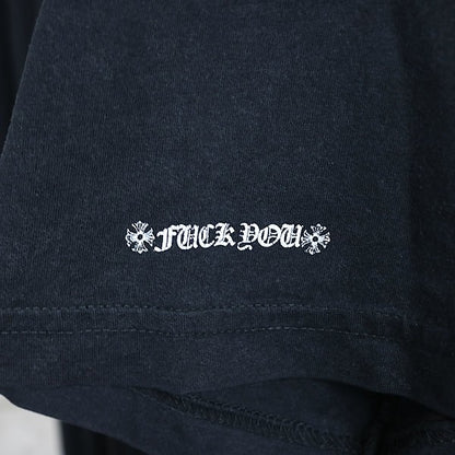 CHROME HEARTS Scroll Label Pocket Logo Print T-Shirt Size L Size
