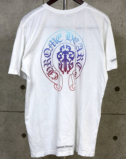 CHROME HEARTS Vine Dagger Print T-Shirt White Size XL