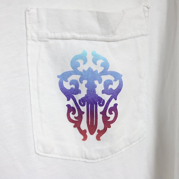 CHROME HEARTS Vine Dagger Print T-Shirt White Size XL