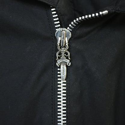 CHROME HEARTS Cross Button Double Zip Jacket Black Size S