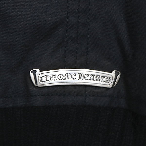 CHROME HEARTS Cross Button Double Zip Jacket Black Size S