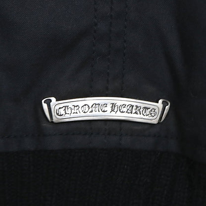 CHROME HEARTS Cross Button Double Zip Jacket Black Size S