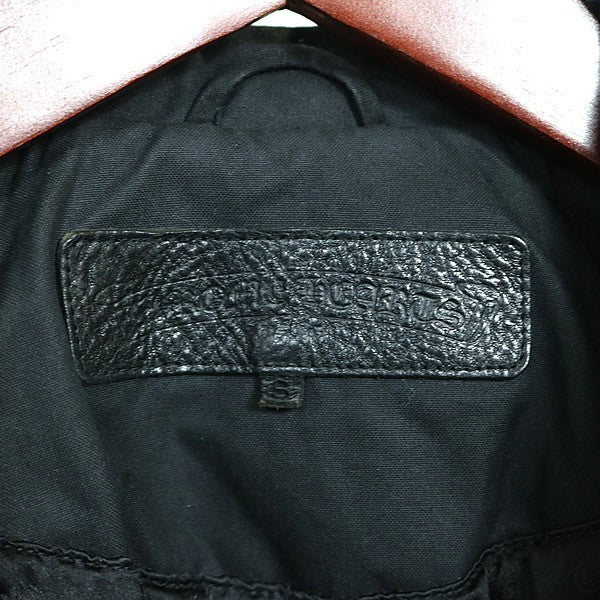 CHROME HEARTS Cross Button Double Zip Jacket Black Size S