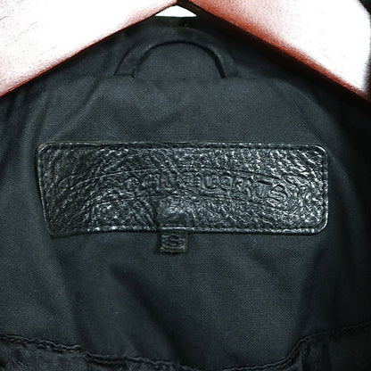 CHROME HEARTS Cross Button Double Zip Jacket Black Size S