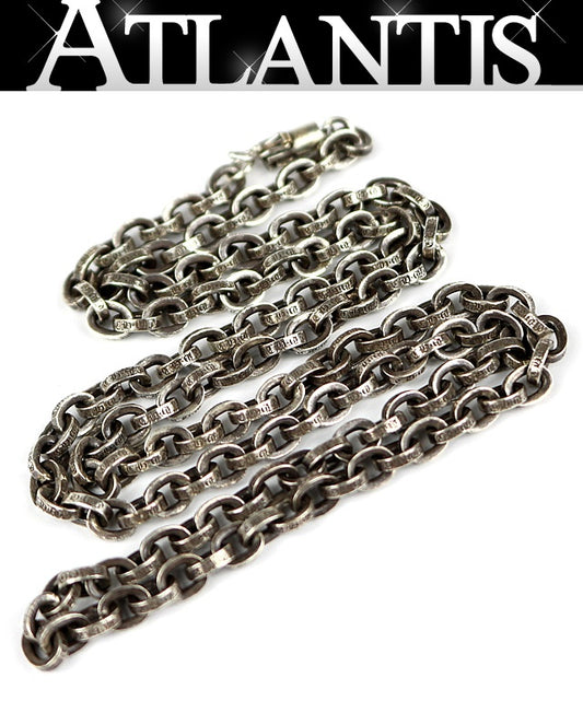 CHROME HEARTS Paper Chain 24" SV925 Necklace Size ONE Silver