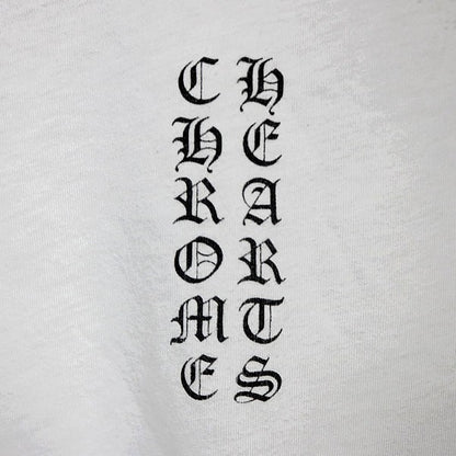 CHROME HEARTS Star Scroll Label Raglan Long Sleeve Tee Blue Size XXL