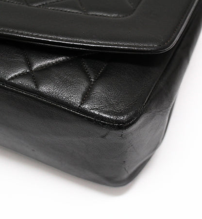 CHANEL Diana 25 Matelasse Lambskin Bag Black Size ONE SIZE
