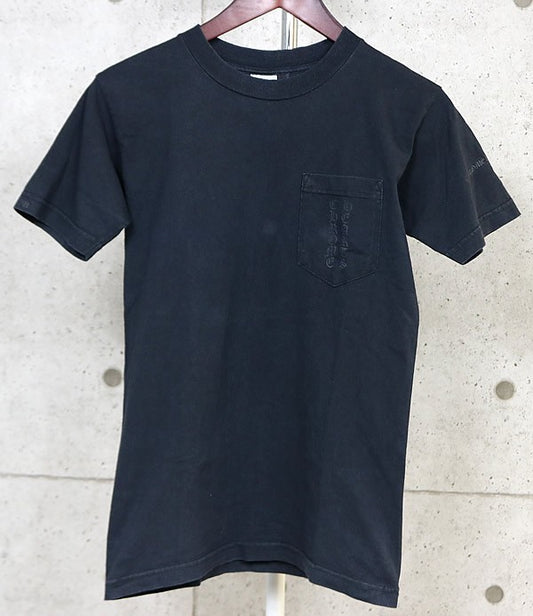 CHROME HEARTS Old Scroll Label Cotton T-Shirt Black Size S