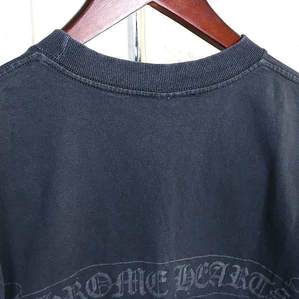 CHROME HEARTS Old Scroll Label Cotton T-Shirt Black Size S