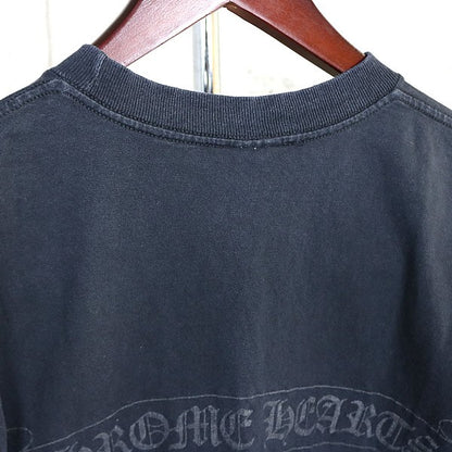 CHROME HEARTS Old Scroll Label Cotton T-Shirt Black Size S