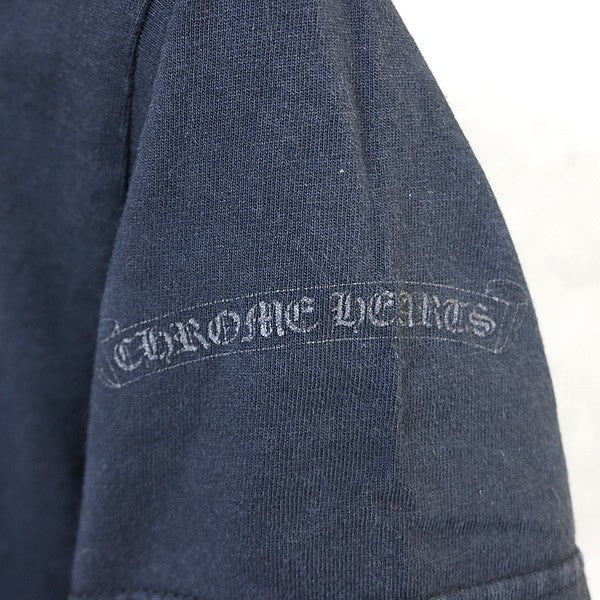 CHROME HEARTS Old Scroll Label Cotton T-Shirt Black Size S