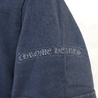 CHROME HEARTS Old Scroll Label Cotton T-Shirt Black Size S