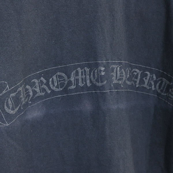 CHROME HEARTS Old Scroll Label Cotton T-Shirt Black Size S