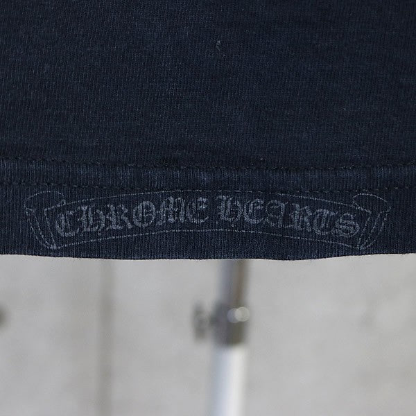 CHROME HEARTS Old Scroll Label Cotton T-Shirt Black Size S