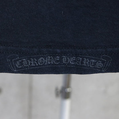 CHROME HEARTS Old Scroll Label Cotton T-Shirt Black Size S