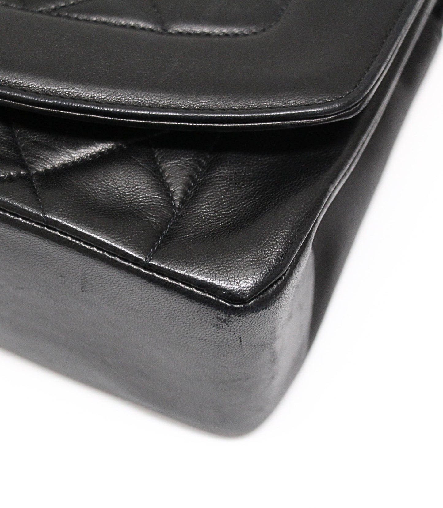 CHANEL Diana 25 Matelasse Lambskin Bag Black Size ONE SIZE