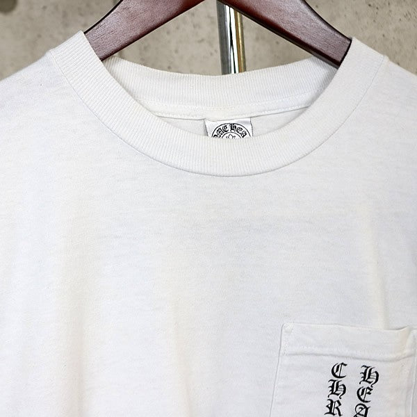 CHROME HEARTS Old Flag Scroll Label Cotton T-Shirt Size S