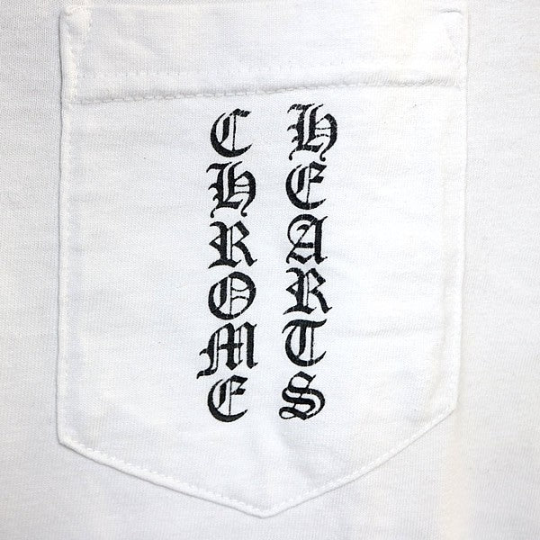 CHROME HEARTS Old Flag Scroll Label Cotton T-Shirt Size S