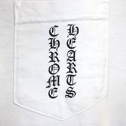 CHROME HEARTS Old Flag Scroll Label Cotton T-Shirt Size S