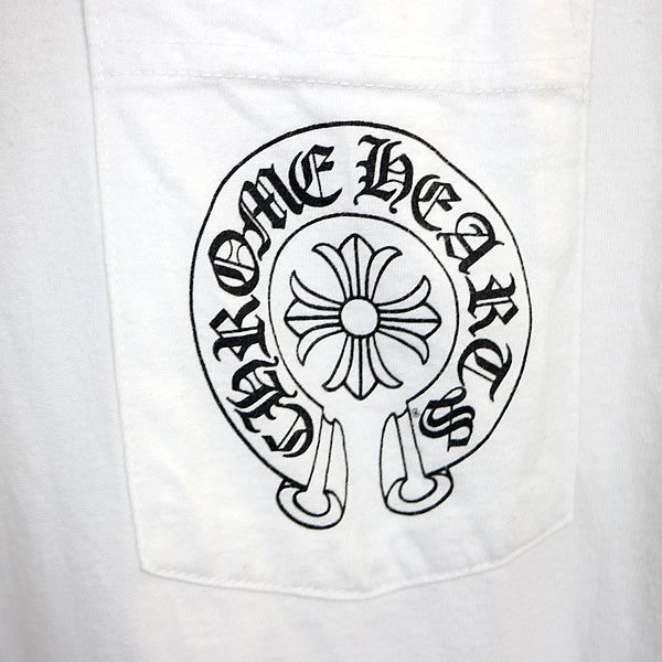 CHROME HEARTS LA Exclusive Horseshoe T-Shirt White Size M