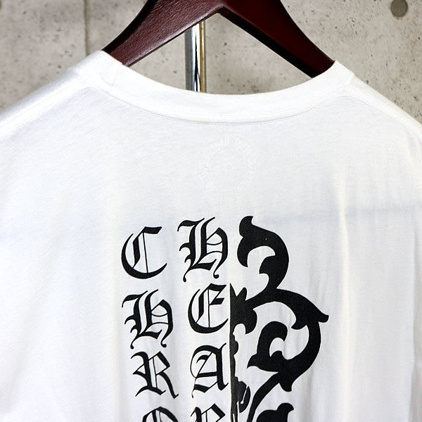 CHROME HEARTS Vine Dagger Vertical T-Shirt White Size XL