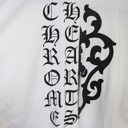 CHROME HEARTS Vine Dagger Vertical T-Shirt White Size XL