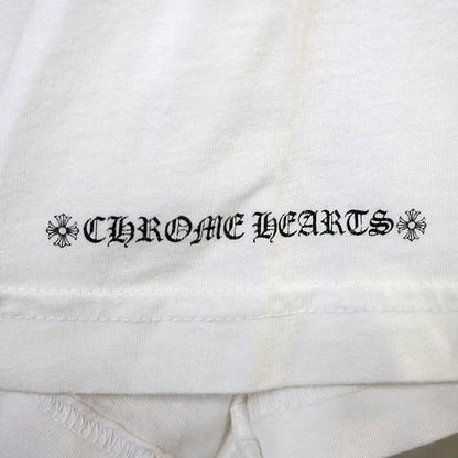 CHROME HEARTS Vine Dagger Vertical T-Shirt White Size XL