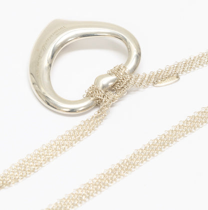 TIFFANY XL Mesh Chain Open SV925 Necklace Size ONE SIZE