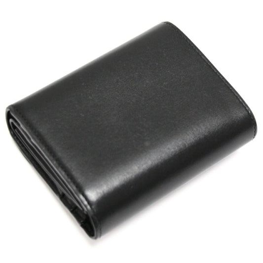 CELINE Triomphe Small Calf Wallet Black Size ONE SIZE