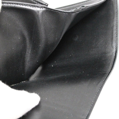CELINE Triomphe Small Calf Wallet Black Size ONE SIZE