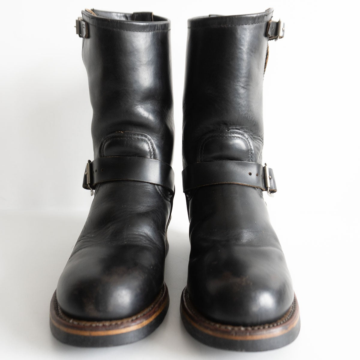 REDWING PT91 2268 Teacore Black Engineer Boots Size 6.5