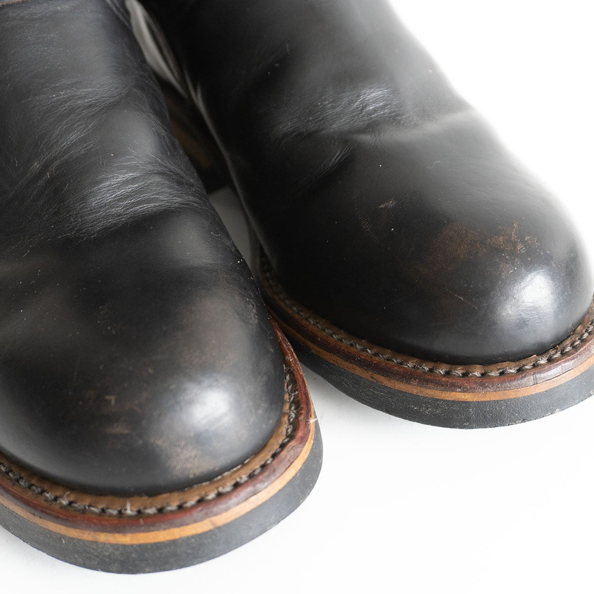 REDWING PT91 2268 Teacore Black Engineer Boots Size 6.5